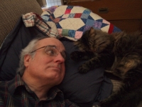 Hermes and Onjay sleep on couch P2050546